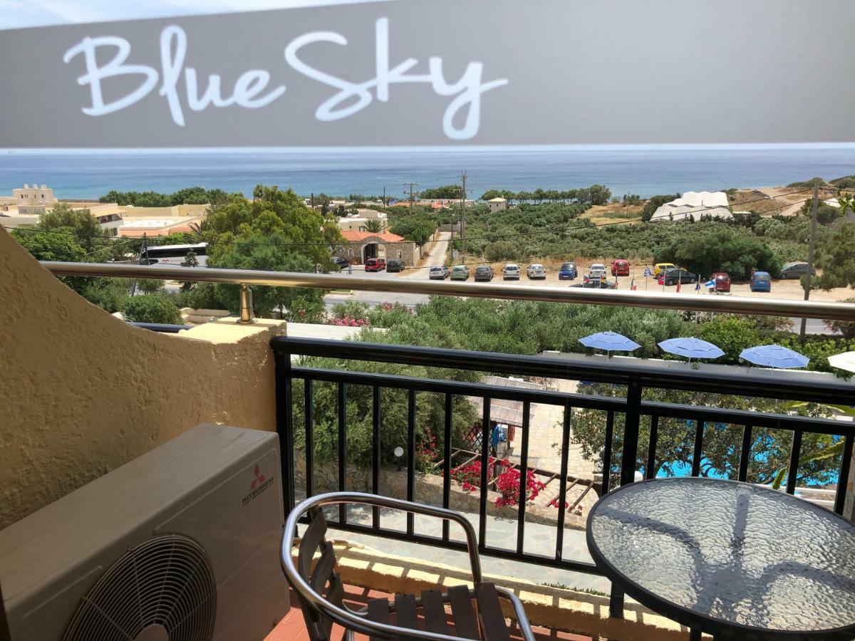 Blue Sky Hotel Koutsounári Bagian luar foto